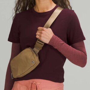 Lululemon  Everywhere Belt Bag Satchel Fanny Pack nwt artifact tan brown nwt
